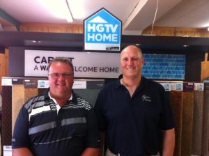 George Leahy (left) says, “Customer service is about being able to stand out from your competition.” At right is his partner, Gary Williams.