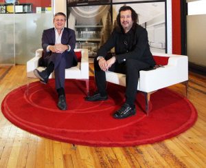 Louis Lemay, president and excellence facilitator at Lemay (left) and Andres Escobar, Lemay design principal.