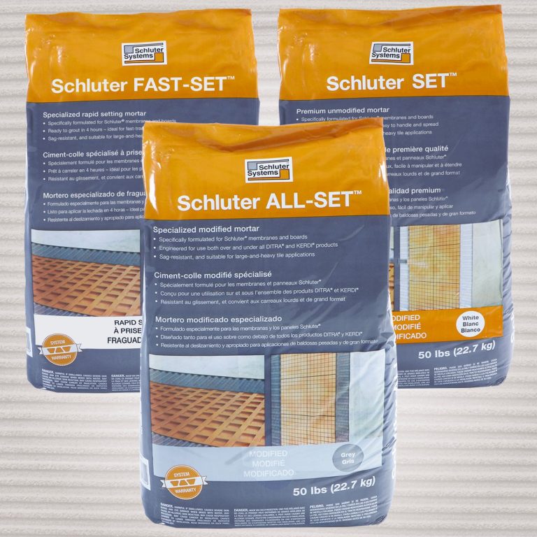 Thinset mortars for tile, board and membrane applications Coverings